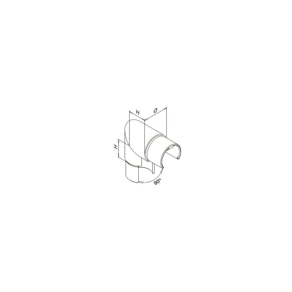 U-Profile 90-Degree Elbows - Hengke Casting product image 2