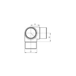 90-Degree Three-Way Connectors - Hengke Casting product image 6