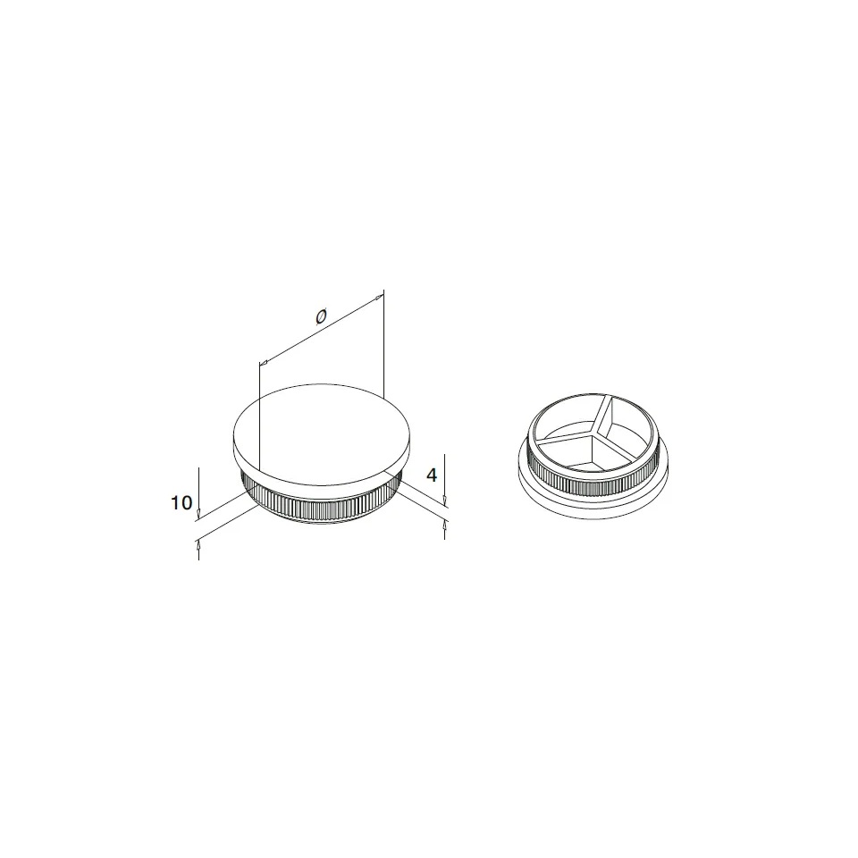 Flat End Caps - Hengke Casting product image 2