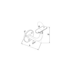 Angle-Adjustable Handrail Brackets - Hengke Casting product image 6