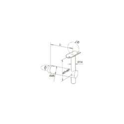 Tube-to-Tube Handrail Brackets - Hengke Casting product image 6
