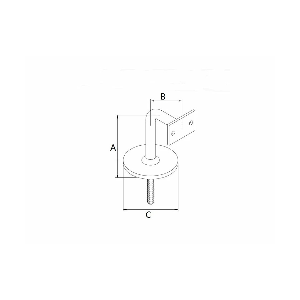 Coach-Screw Handrail Brackets - Hengke Casting product image 2