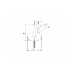 Coach-Screw Handrail Brackets - Hengke Casting product image 8