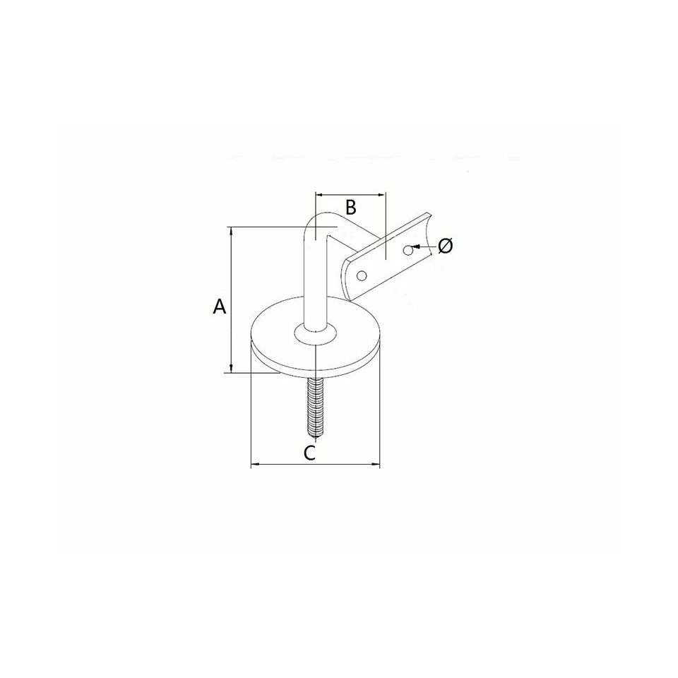 Coach-Screw Handrail Brackets - Hengke Casting product image 4