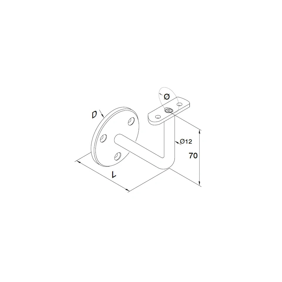 Handrail Brackets with Covers - Hengke Casting product image 2