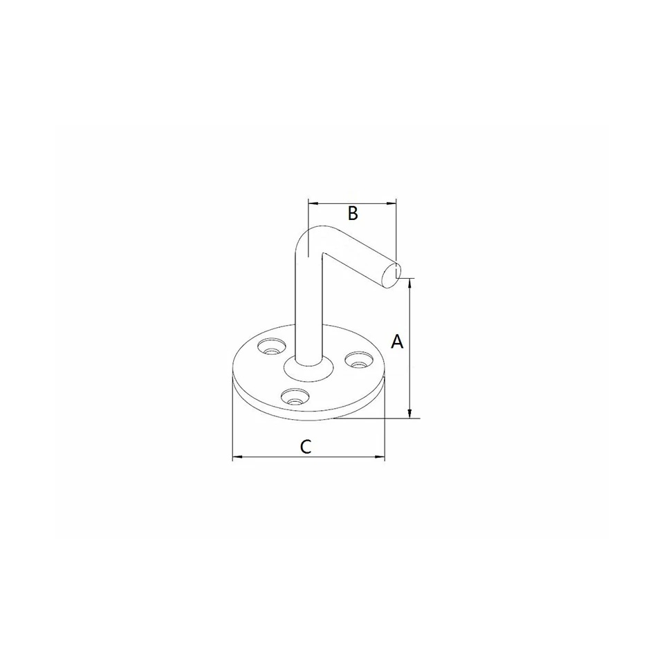 Handrail Brackets without Plates - Hengke Casting product image 2