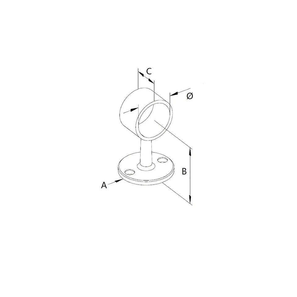 Center Handrail Supports - Hengke Casting product image 4