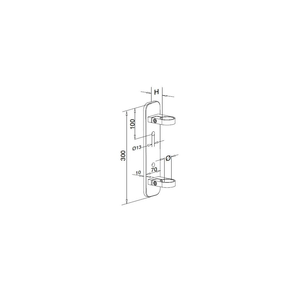 Side-Mount Baluster Brackets - Hengke Casting product image 2