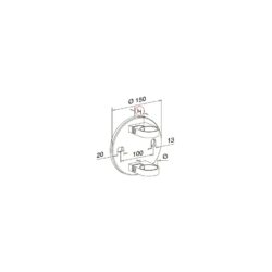 Round Fascia Baluster Brackets - Hengke Casting product image 6