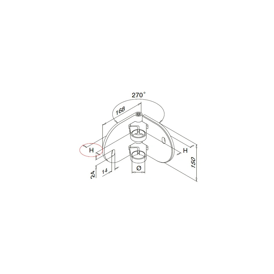 Corner Baluster Brackets - Hengke Casting product image 2