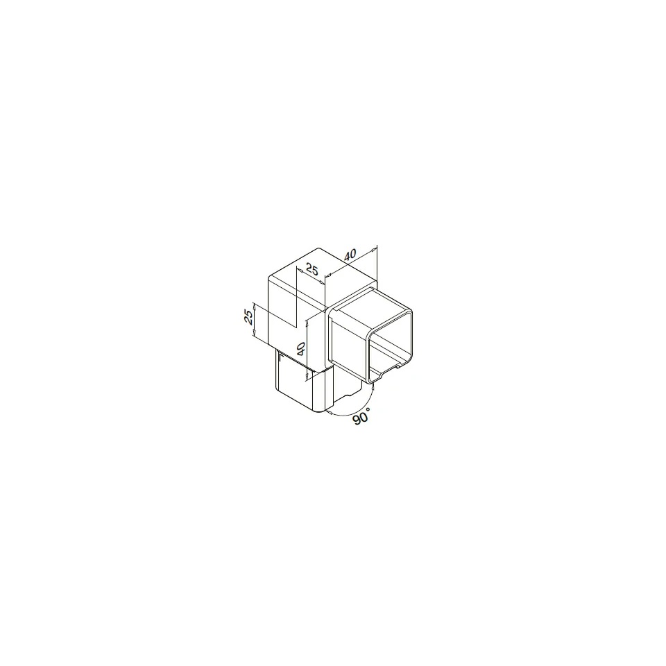 Square Tube 90-Degree Elbows - Hengke Casting product image 2