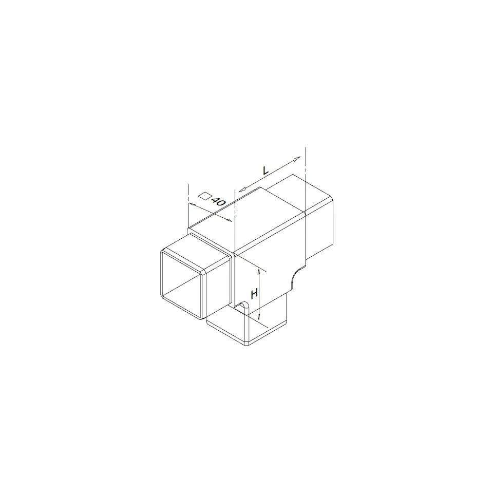 Square Tube Tee Joiners - Hengke Casting product image 2