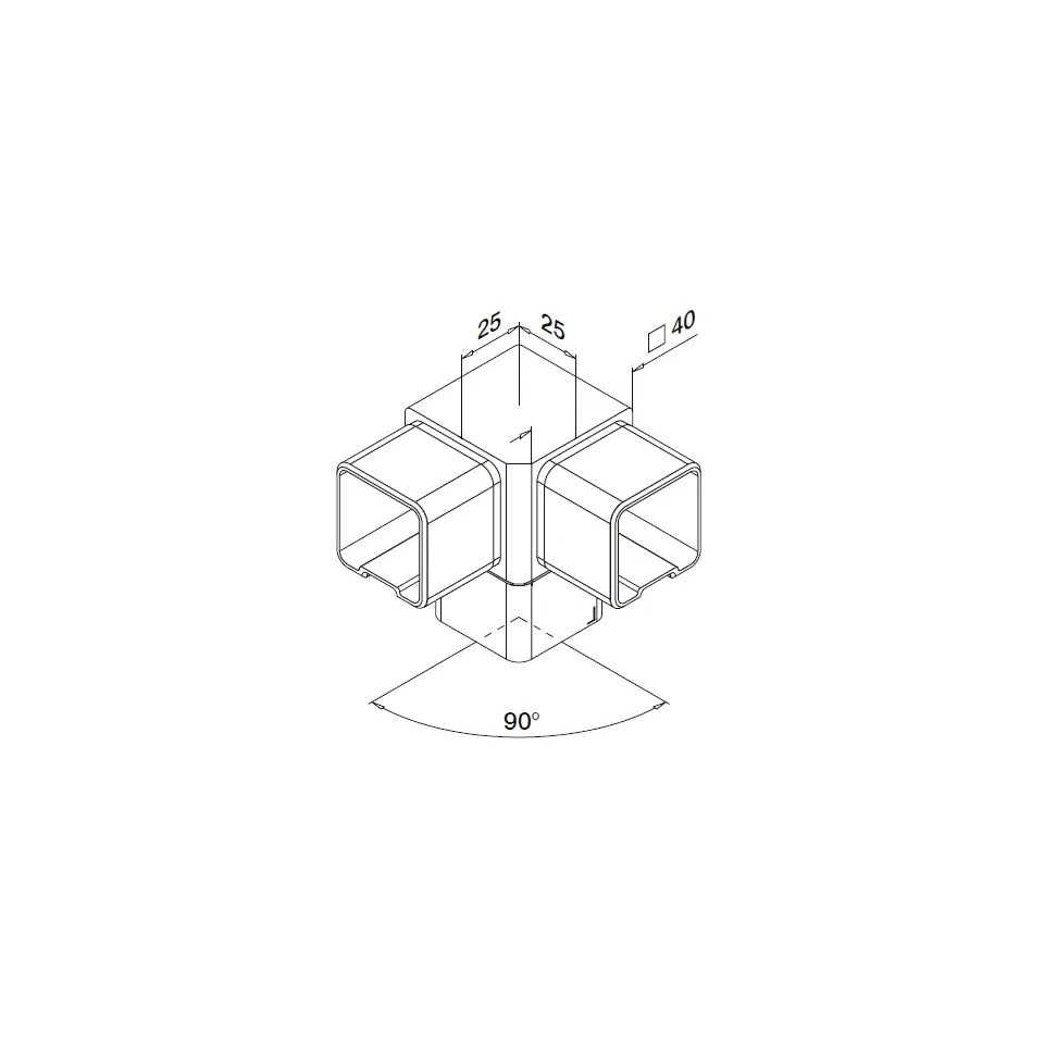 Square Tube Tee Joiners - Hengke Casting product image 4