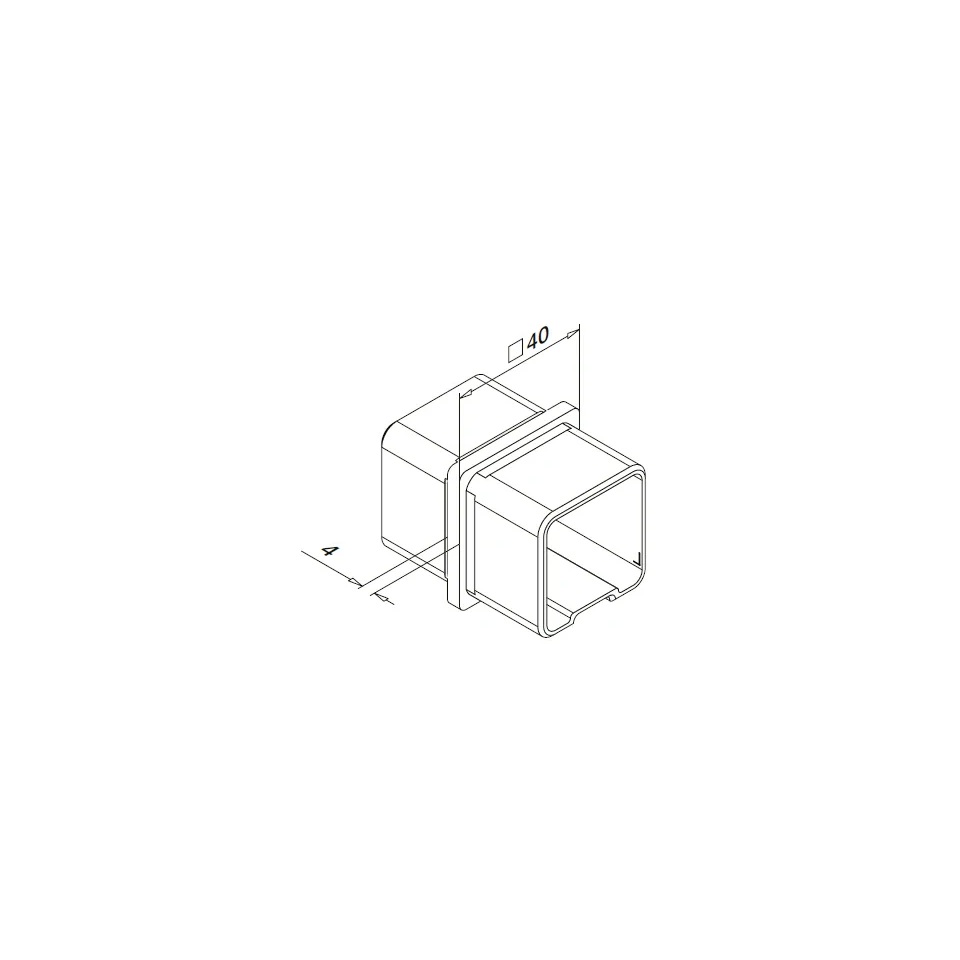 Square Tube Inline Joiners - Hengke Casting product image 2