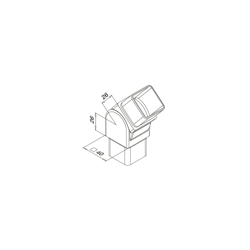 Adjustable Square Tube Joiners - Hengke Casting product image 2