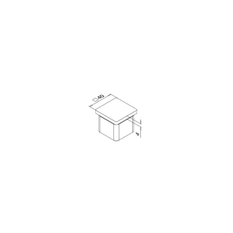 Square Tube End Caps - Hengke Casting product image 2
