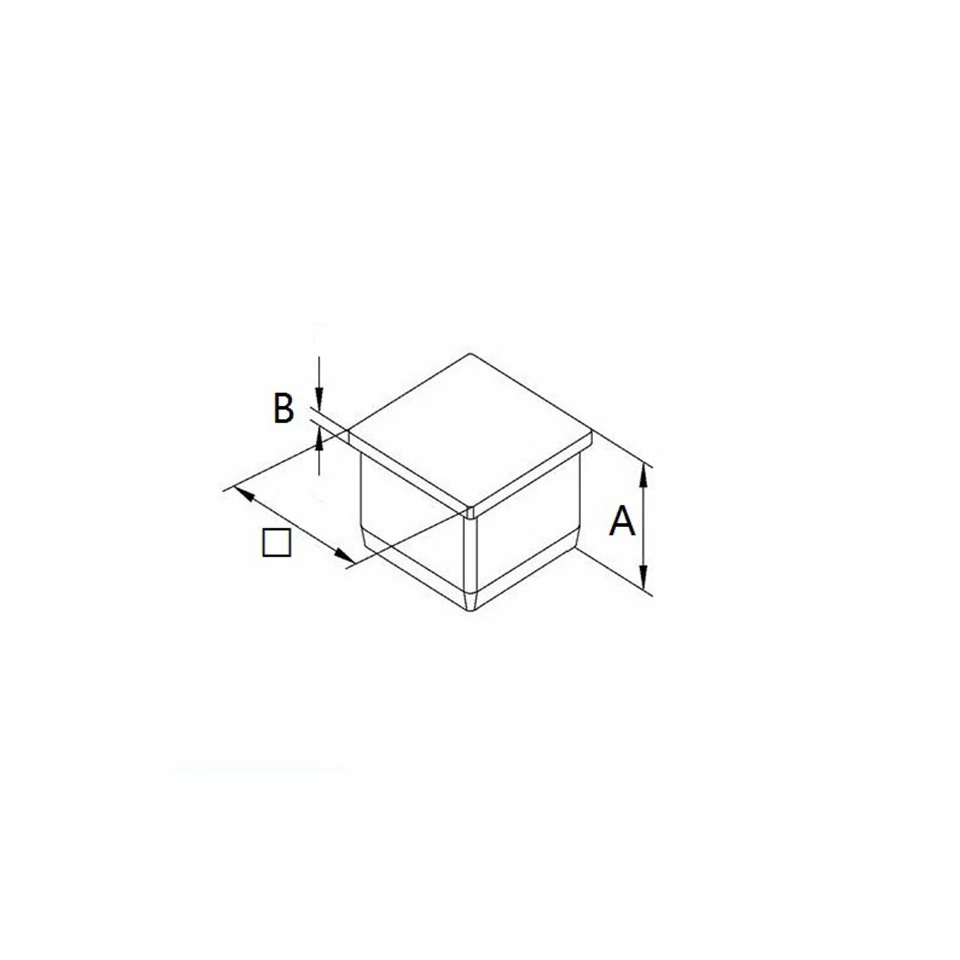 Square Tube End Caps - Hengke Casting product image 4