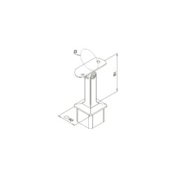 Square Handrail Supports - Hengke Casting product image 8