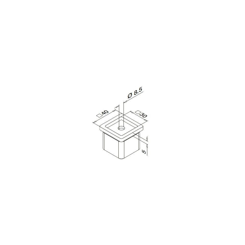 Square Handrail Adapters and Converters - Hengke Casting product image 2