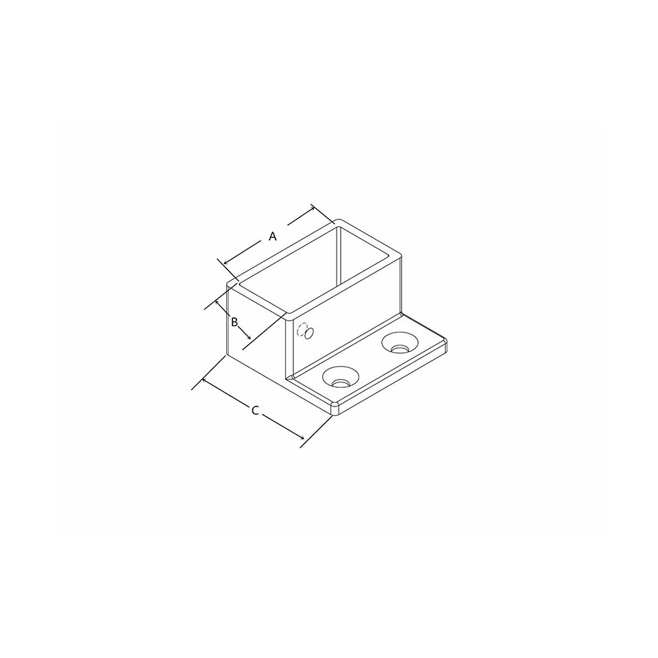 Rectangular Mounting Flanges and Base Plates - Hengke Casting product image 4
